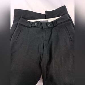 BANANA REPUBLIC pull on work business Black Dressy Slacks size 0 (#1,273)